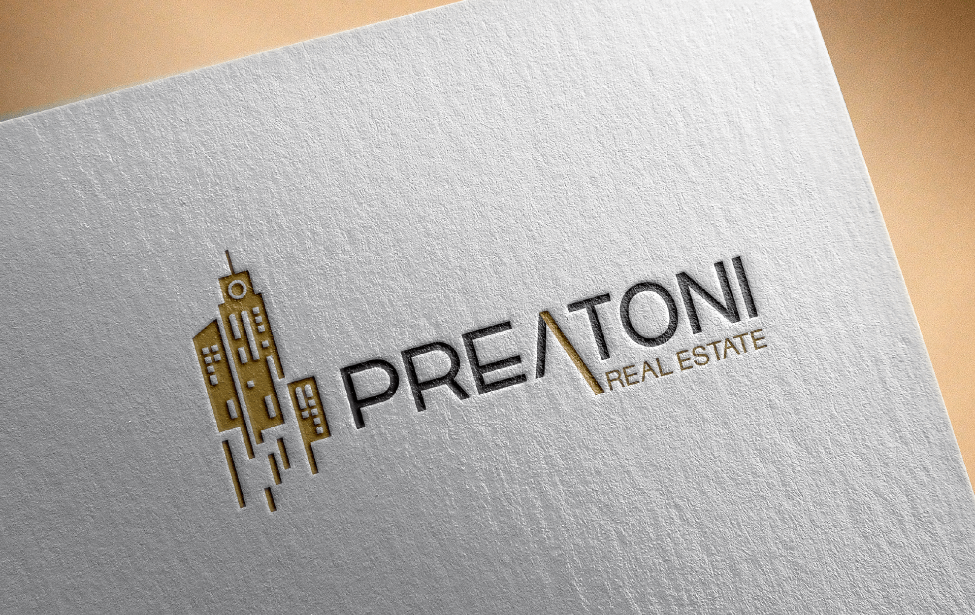 preatoni-real-estate_brandmark_letterpress